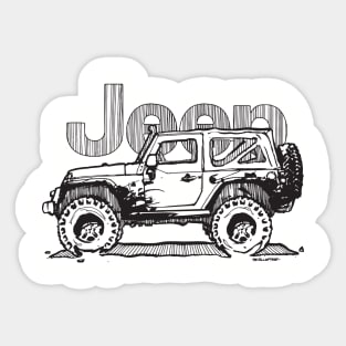 Rubicon Tee Sticker